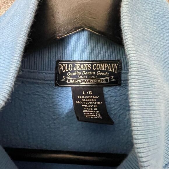 Y2K Polo Jeans Ralph Lauren Full Zip Mens Large - Picture 4 of 4